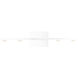 Aurora 4 Light Matte White Wall Sconce Wall Light