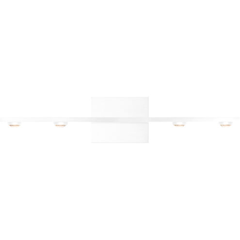 Aurora 4 Light Matte White Wall Sconce Wall Light