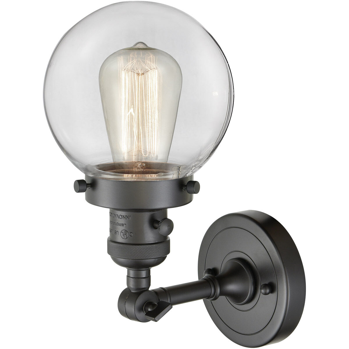 Franklin Restoration Beacon LED 6 inch Oil Rubbed Bronze Sconce Wall Light, Franklin Restoration