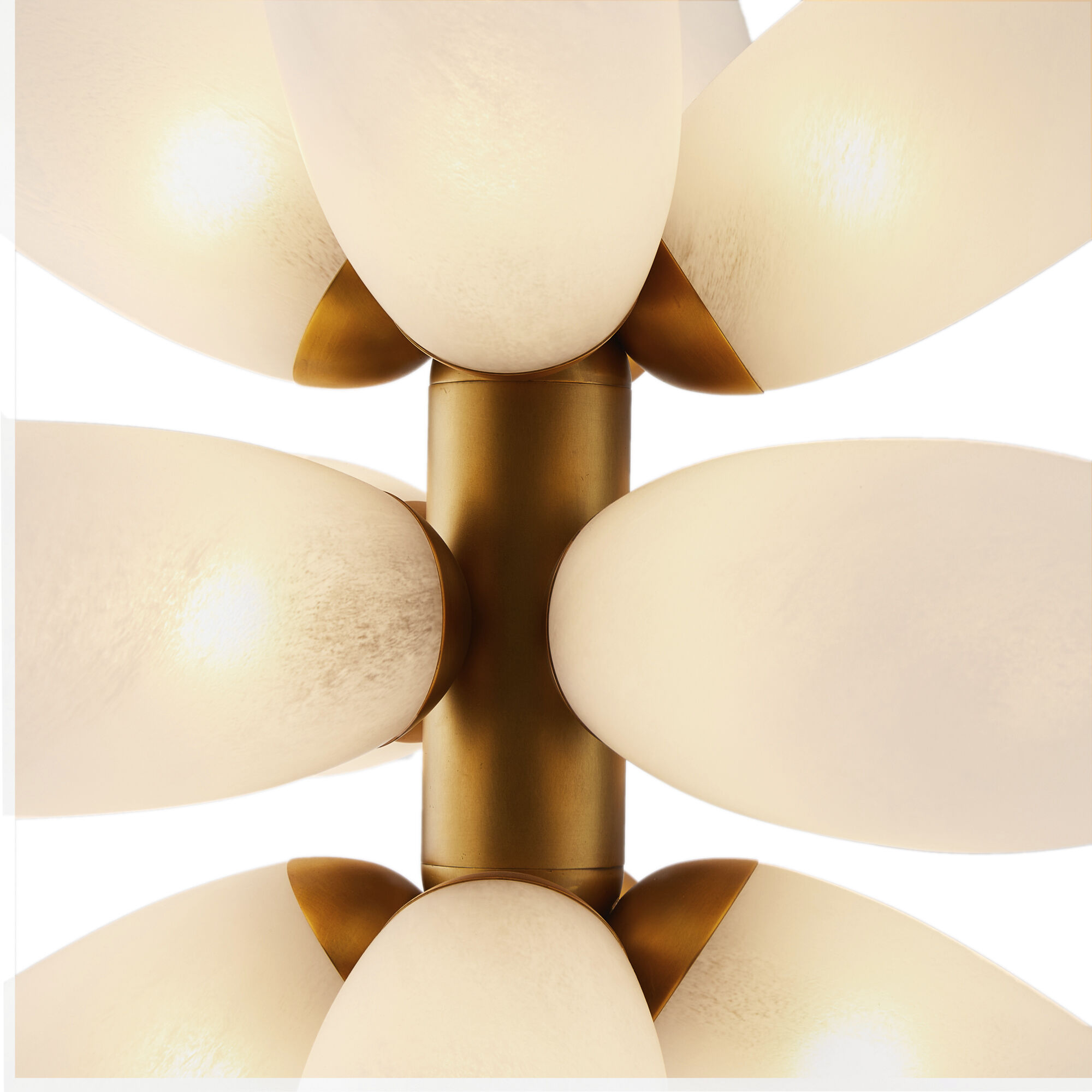 Starling 12 Light 27 inch Brushed Brass Chandelier Ceiling Light