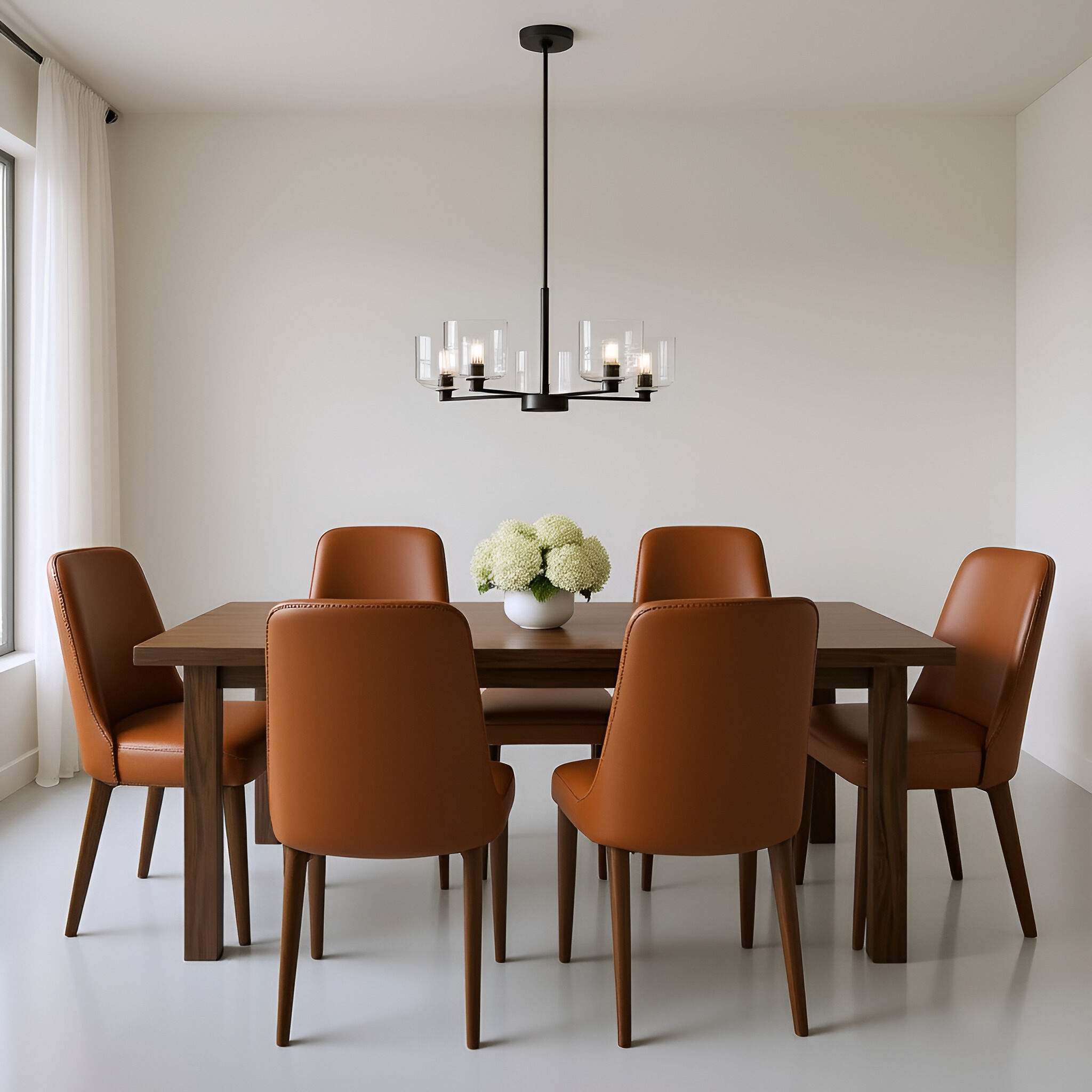 Drew & Jonathan Lochdale 5 Light 24 inch Midnight Black Chandelier Ceiling Light, Medium