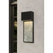 Norrin LED 21.25 inch Sand Coal Black Outdoor Wall Sconce