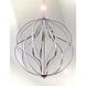 Aura LED 31 inch Polished Chrome Single Pendant Ceiling Light