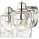 Lumley 2 Light 14 inch Polished Nickel Vanity Light Wall Light