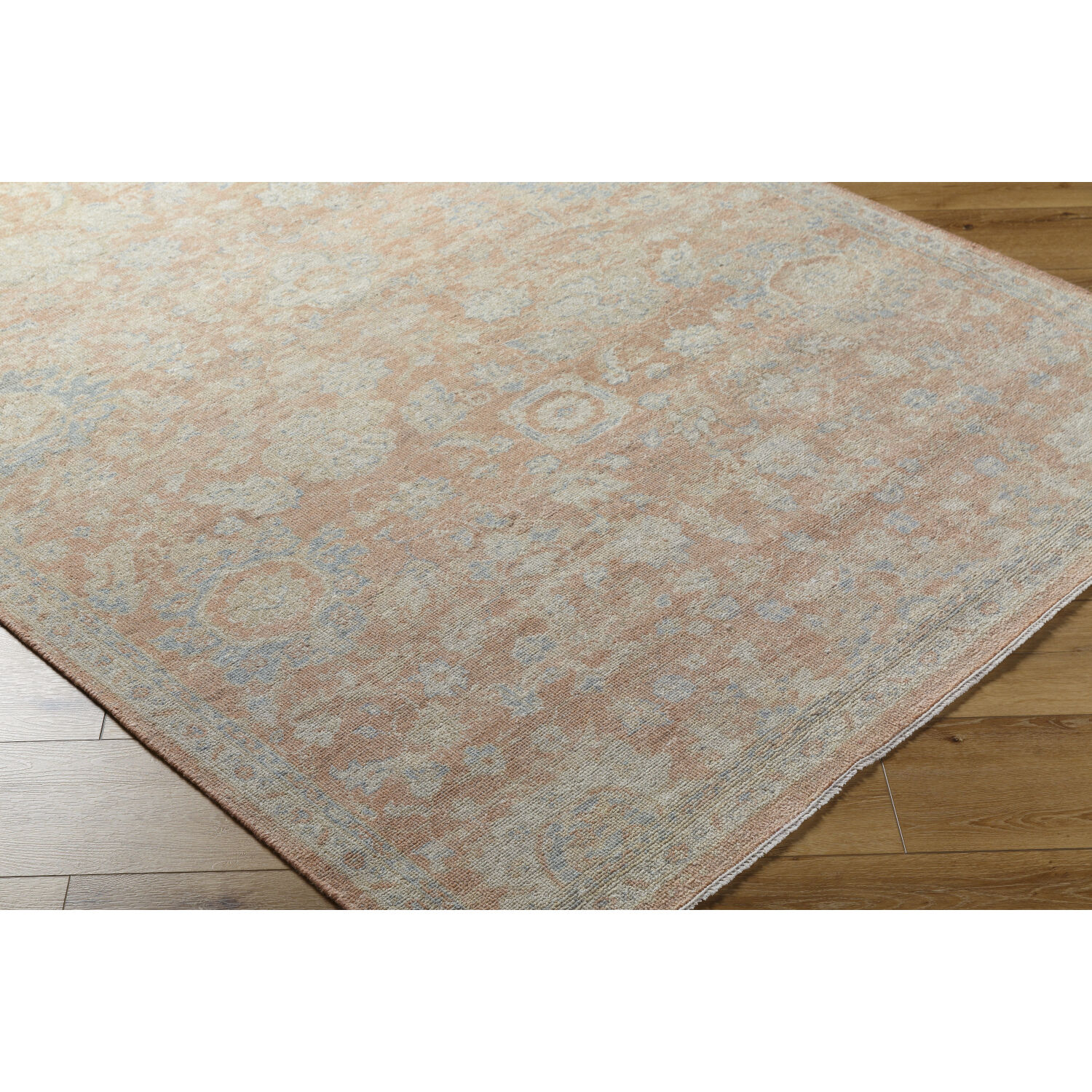 Oviedo 120 X 96 inch Ash / Khaki Handmade Rug in 8 x 10