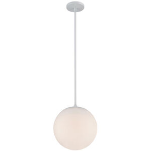 Niveous LED 10 inch White Pendant Ceiling Light in 3000K, dweLED