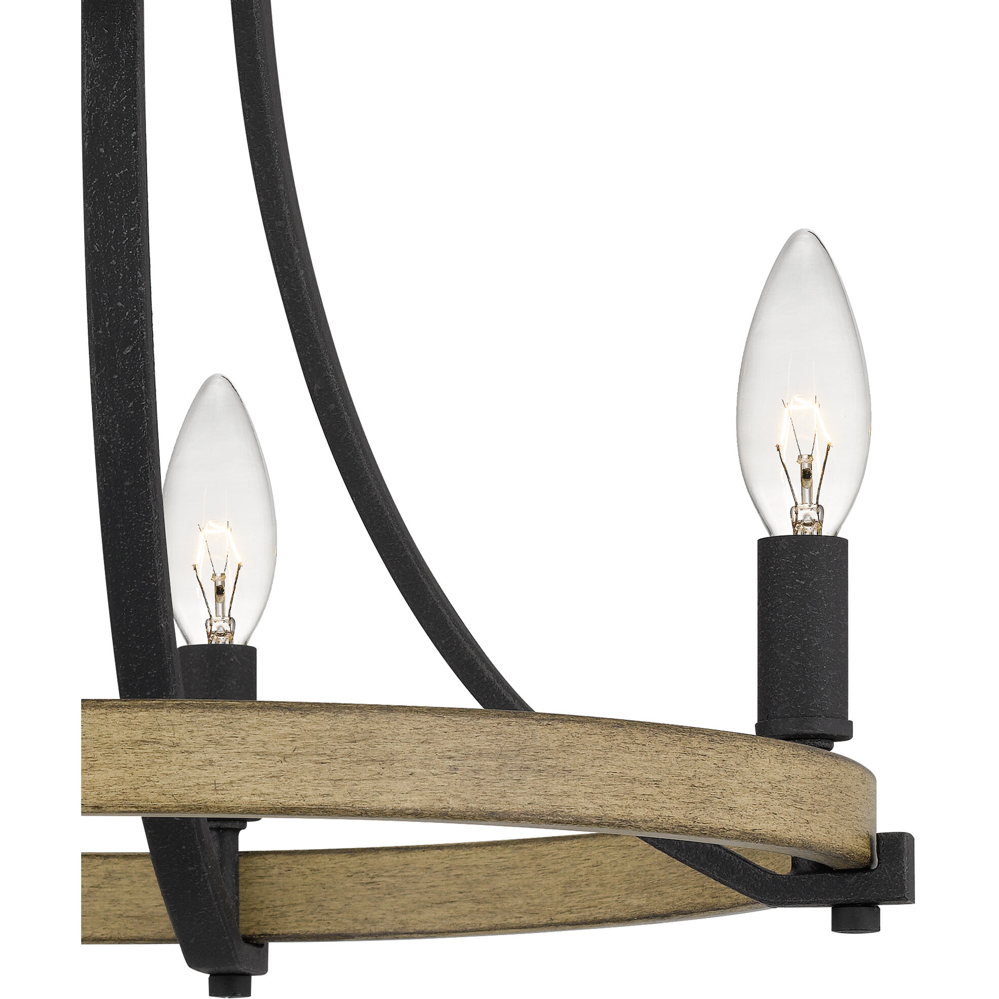 Colombes 4 Light 16.25 inch Grey Ash Semi-Flush Mount Ceiling Light