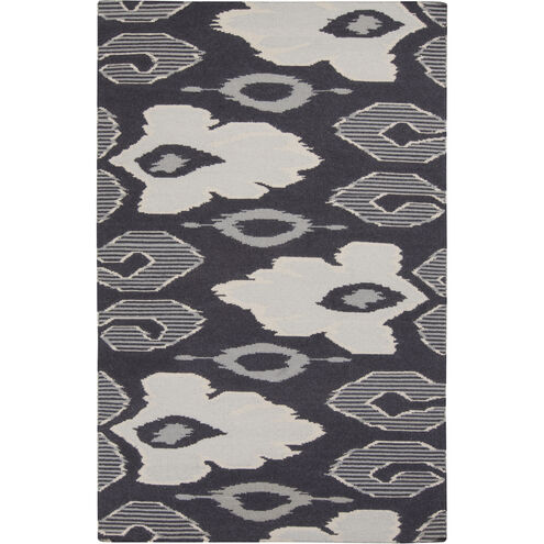 Alameda 63 X 39 inch Navy, Light Gray, Khaki, White Rug