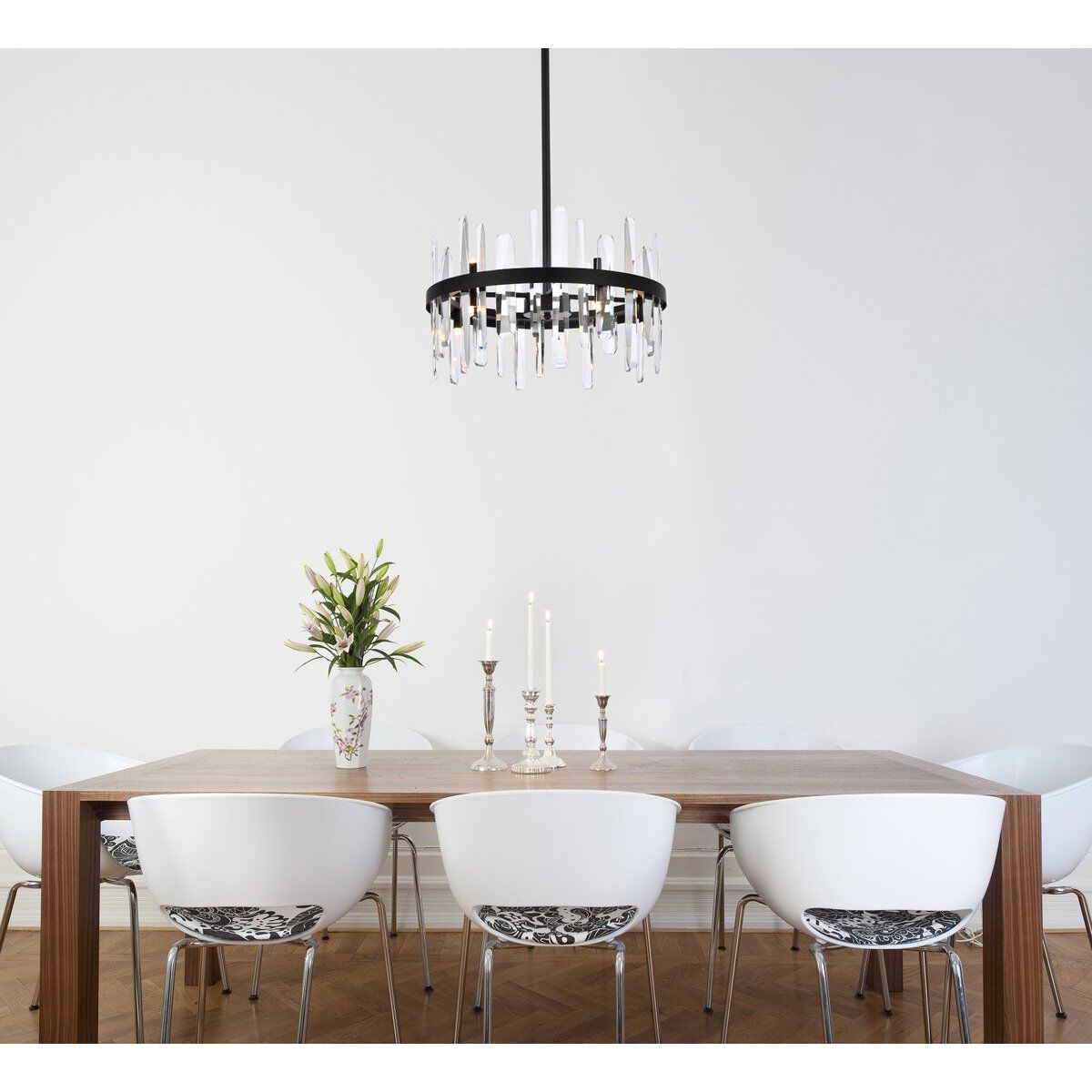 Serena 10 Light 20 inch Black Pendant Ceiling Light