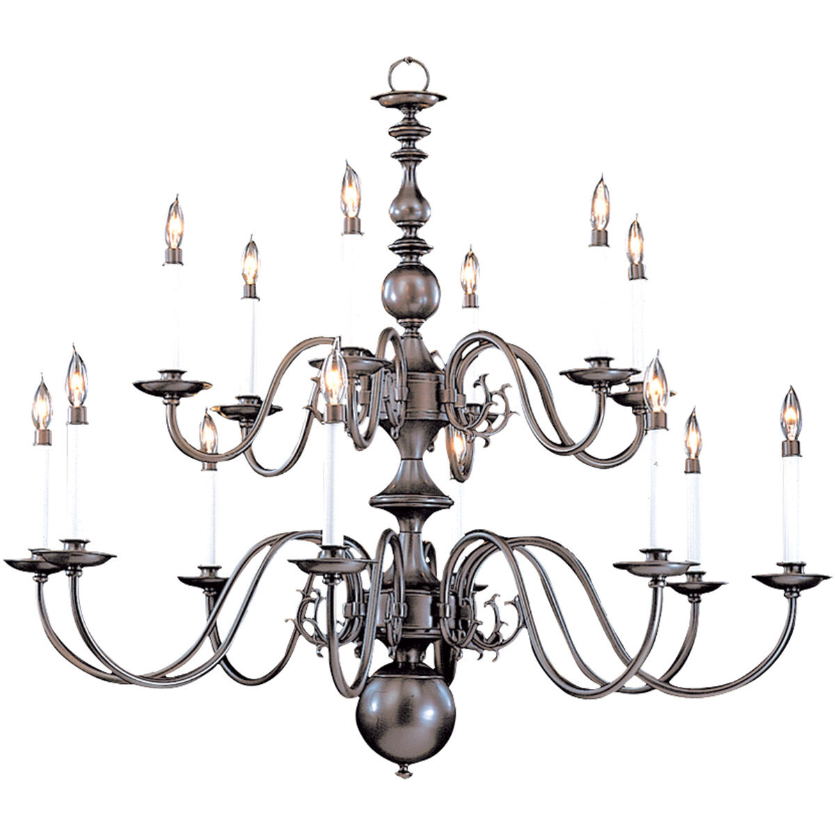 Jamestown 14 Light 41 inch Polished Brass Foyer Chandelier Ceiling Light