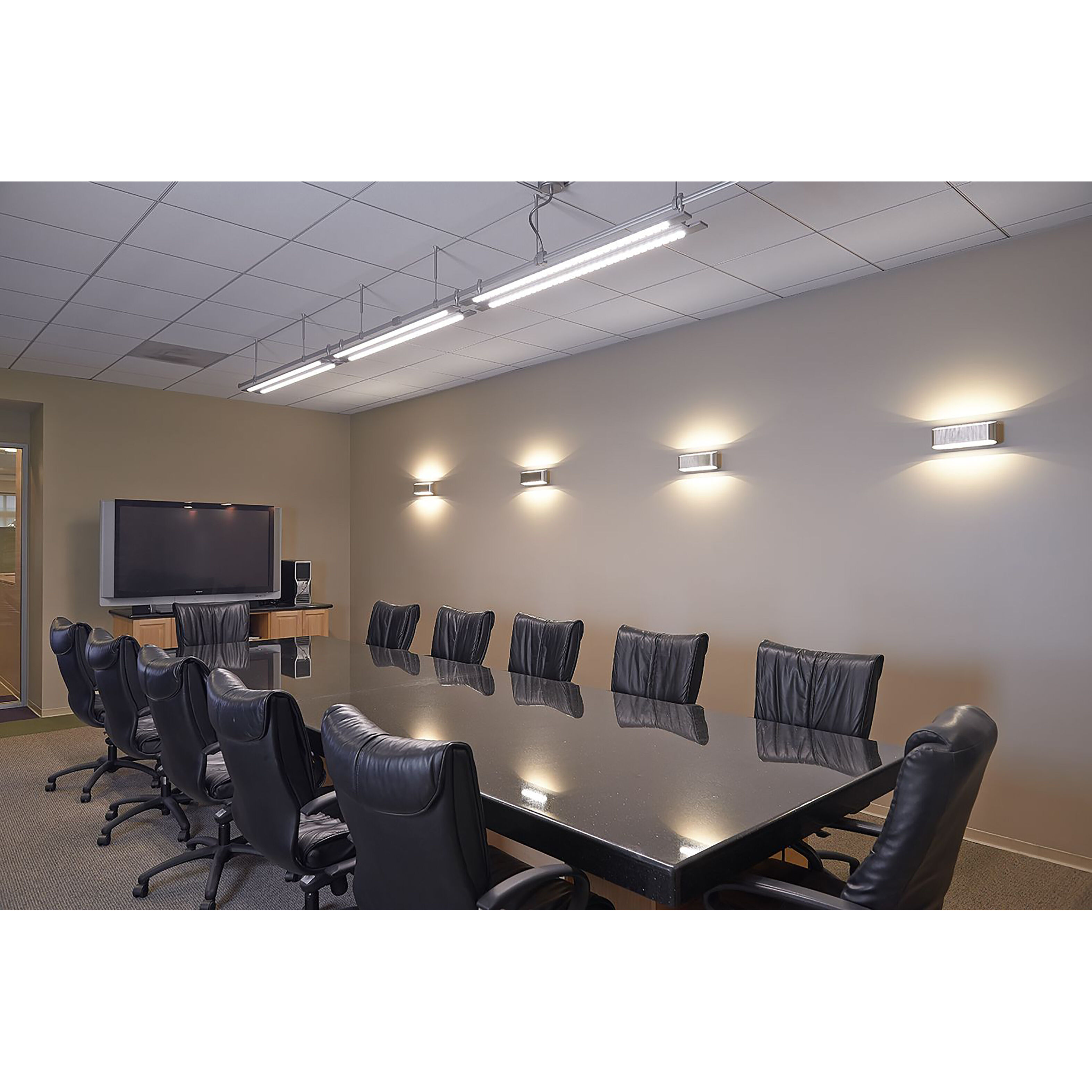 Eclipse LED Wall Sconce Wall Light in Black/Gold