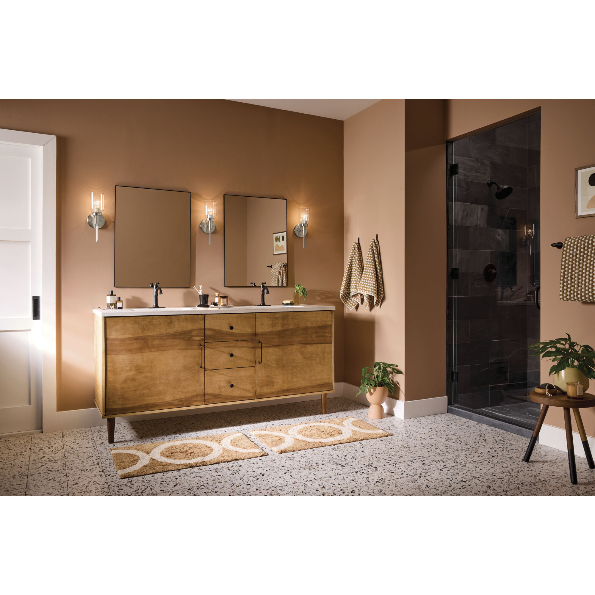 Madden 1 Light 5 inch Brushed Nickel Wall Sconce Wall Light