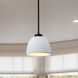 Collins 7.5 inch Matte Black Pendant Ceiling Light