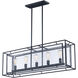 Era 5 Light 9.75 inch Black Chandelier Ceiling Light in Medium Base