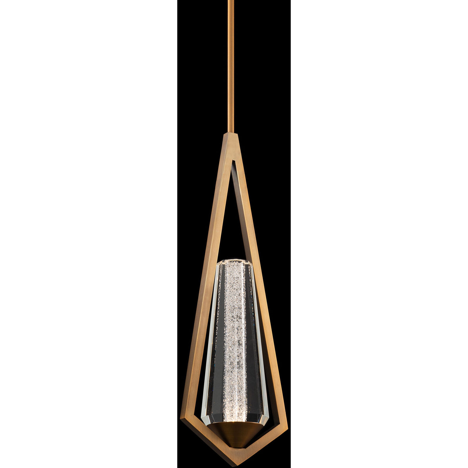 Devotion LED 3 inch Aged Brass Mini Pendant Ceiling Light, Beyond