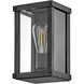 Beckham Outdoor Wall Mount Lantern in Aged Zinc
