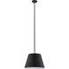 Lilly 1 Light 18 inch Matte Black Pendant Ceiling Light