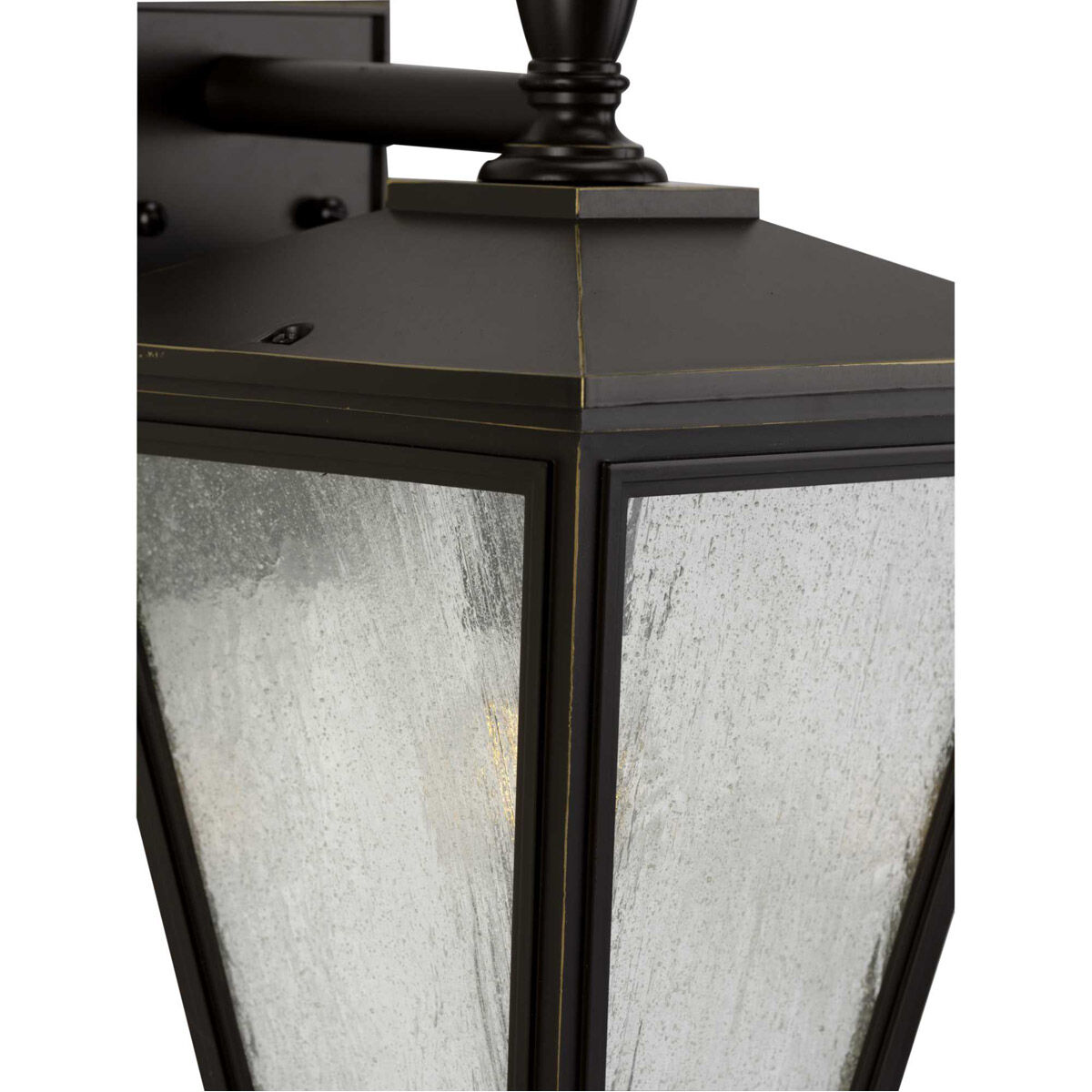 Cardiff Outdoor Wall Lantern in Antique Bronze, with DURASHIELD, Medium