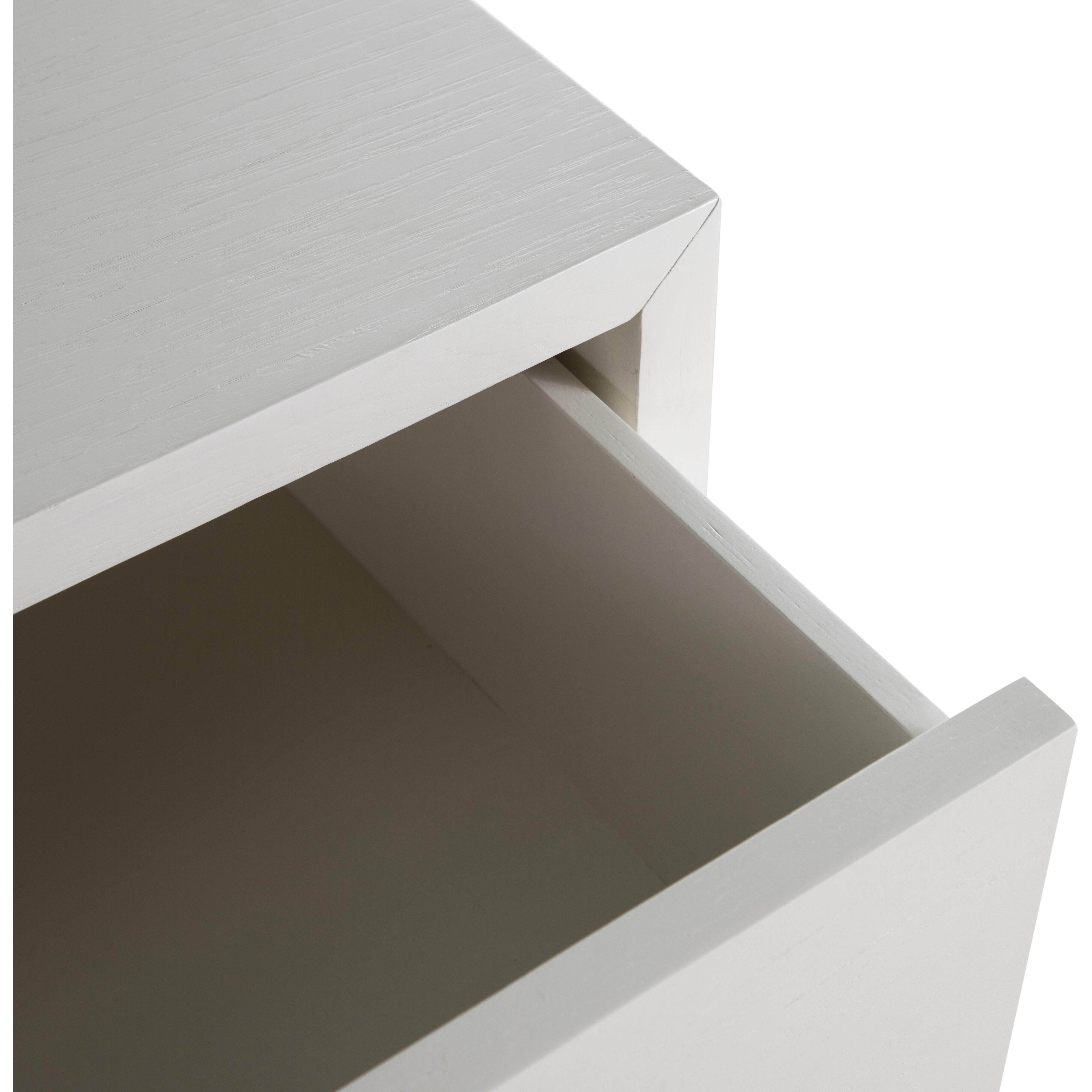 Pearl Ivory White and Satin Brass Chest