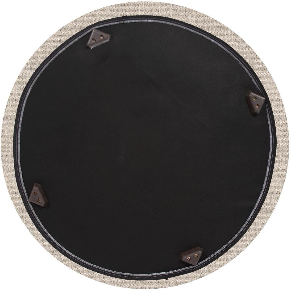 Panama Universal 18 inch Sand 36 Round Ottoman