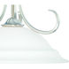 Bella 1 Light 16 inch Brushed Nickel Pendant Ceiling Light
