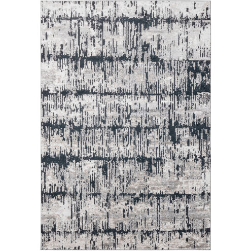 Jasmine 130 X 94 inch Black/Grey Rug in 8 x 11