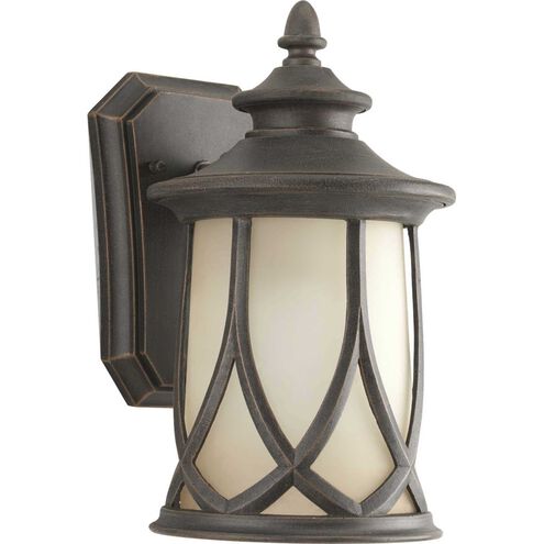 Resort 1 Light 11 inch Aged Copper Outdoor Wall Lantern, Small