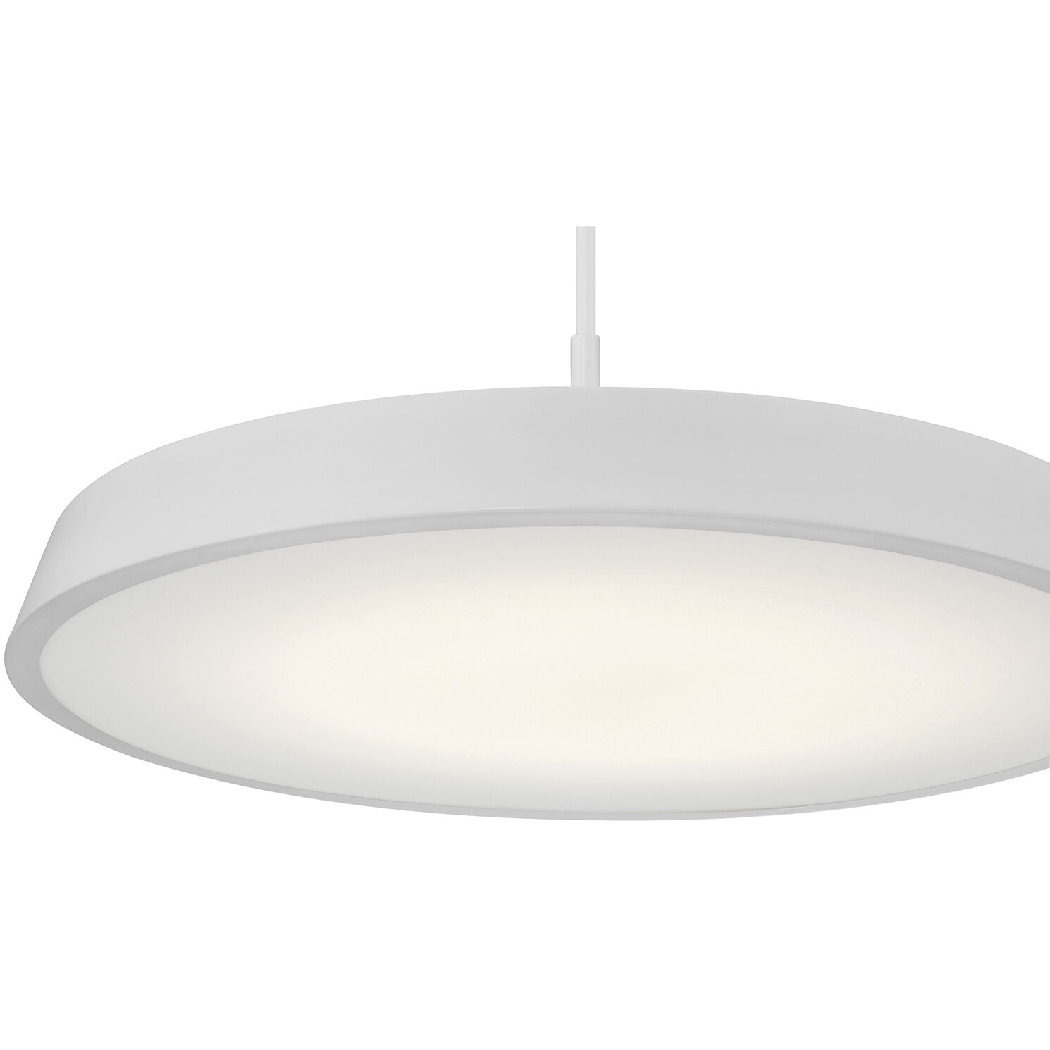 Tallinn LED 18 inch Matte White and White Pendant Ceiling Light