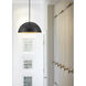 Lou LED 14 inch Black Pendant Ceiling Light