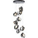 Riza 9 Light 21.1 inch Ink Pendant Ceiling Light