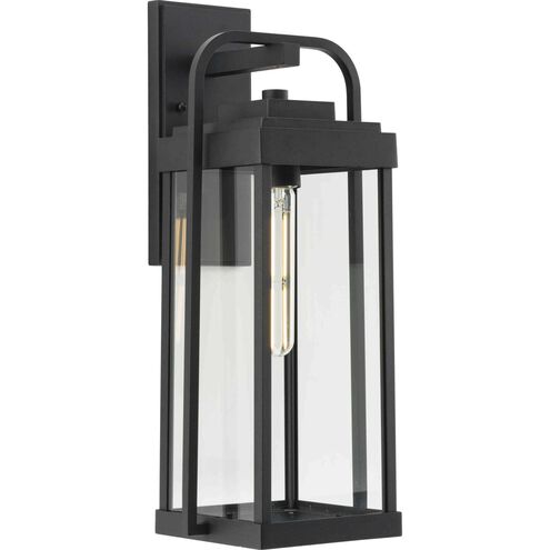 Walcott 1 Light 20 inch Textured Black Wall Lantern