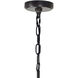 Maddy 9 Light 29 inch Oil Rubbed Brown Up Chandelier Ceiling Light