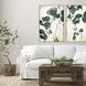 Hanging Leaf Green and Beige and Neutral Framed Art