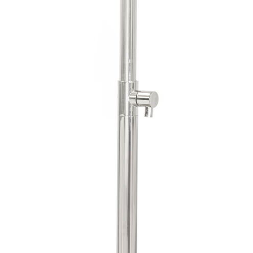 Noble 57.5 inch 40.00 watt Polished Nickel Floor Lamp Portable Light, Task Reading Lamp