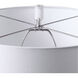Caelina 27 inch 150 watt Textured White Table Lamp Portable Light