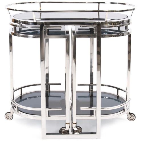 Carter Silver Bar Cart