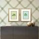 Grecian Vase Palm Green and Blue and Orange and Yellow Framed Art