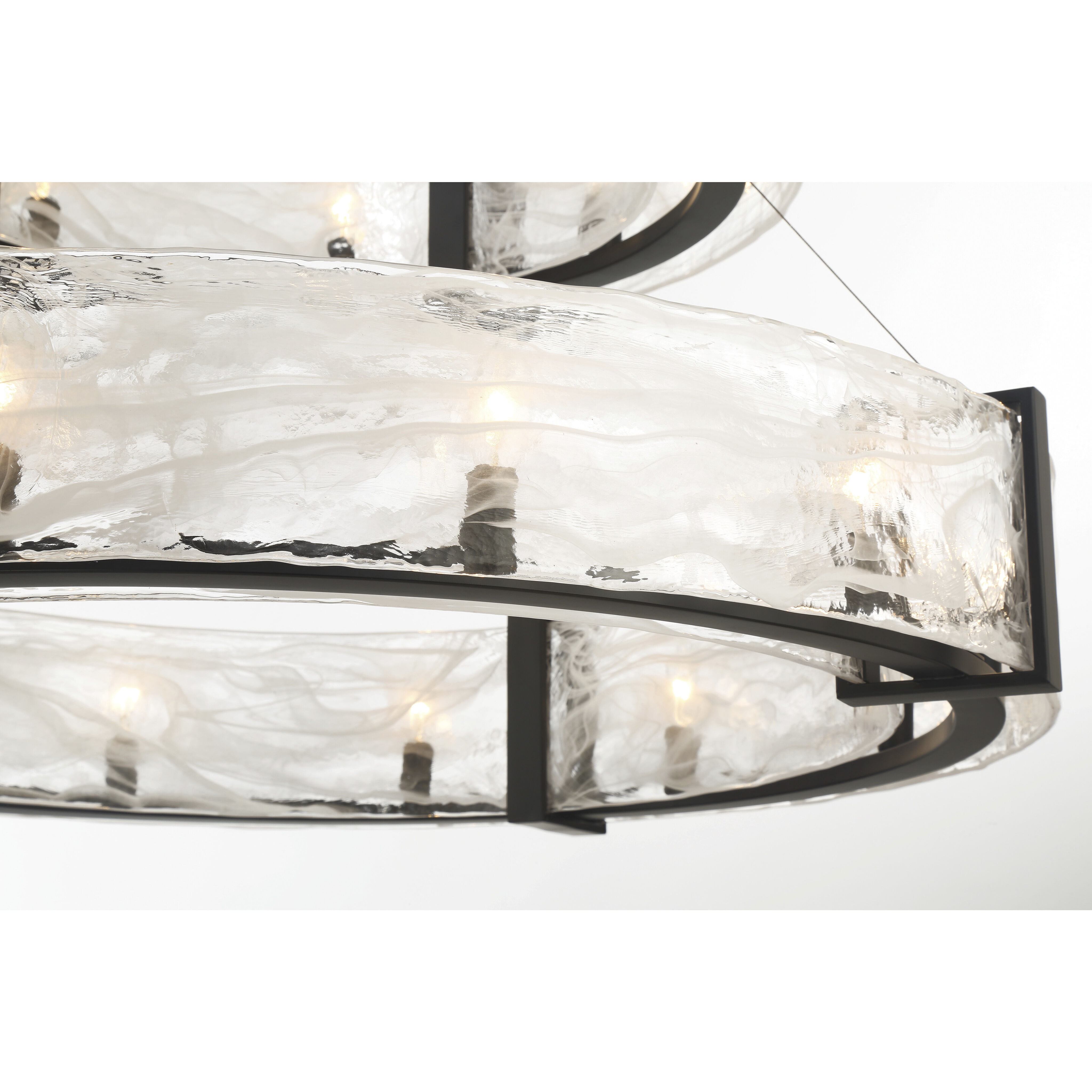 Cloud Break 20 Light 40 inch Coal Pendant Ceiling Light