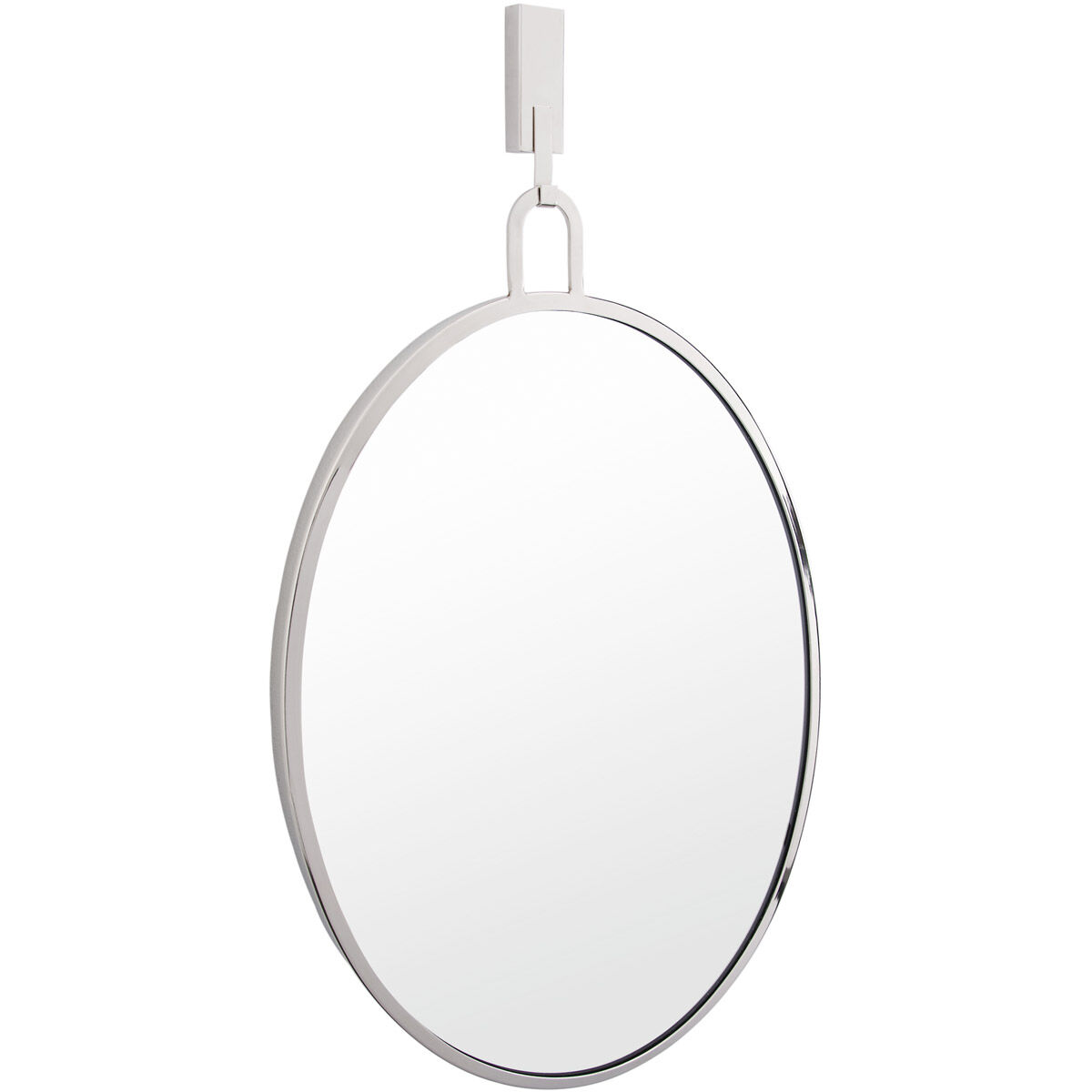 Stopwatch 33.25 X 22.25 inch Polished Nickel Powder Room Mirror, Varaluz Casa