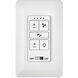 Wall Control 4 Speed DC White Fan Wall Control, DC
