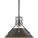 Henry 1 Light 9.2 inch Vintage Platinum and Ink Mini Pendant Ceiling Light