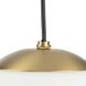 Atwell 1 Light 12 inch Brushed Bronze Pendant Ceiling Light, Large