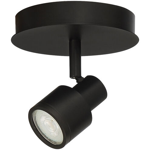 Lincoln LED 6 inch Matte Black Flush Mount Ceiling Light