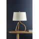 Tharold 26.25 inch 60.00 watt Vintage Gold Leaf Table Lamp Portable Light