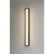 Dulton LED 42.25 inch Matte Black Outdoor Wall Sconce
