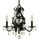 Liebestraum 4 Light 16 inch Mahogany Bronze Mini Chandelier Ceiling Light