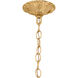 La Scala 8 Light 25 inch Heirloom Gold Chandelier Ceiling Light in Heritage, Heirloom Gold Cast