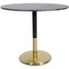 Micca Black and Gray with Gold Bistro Table