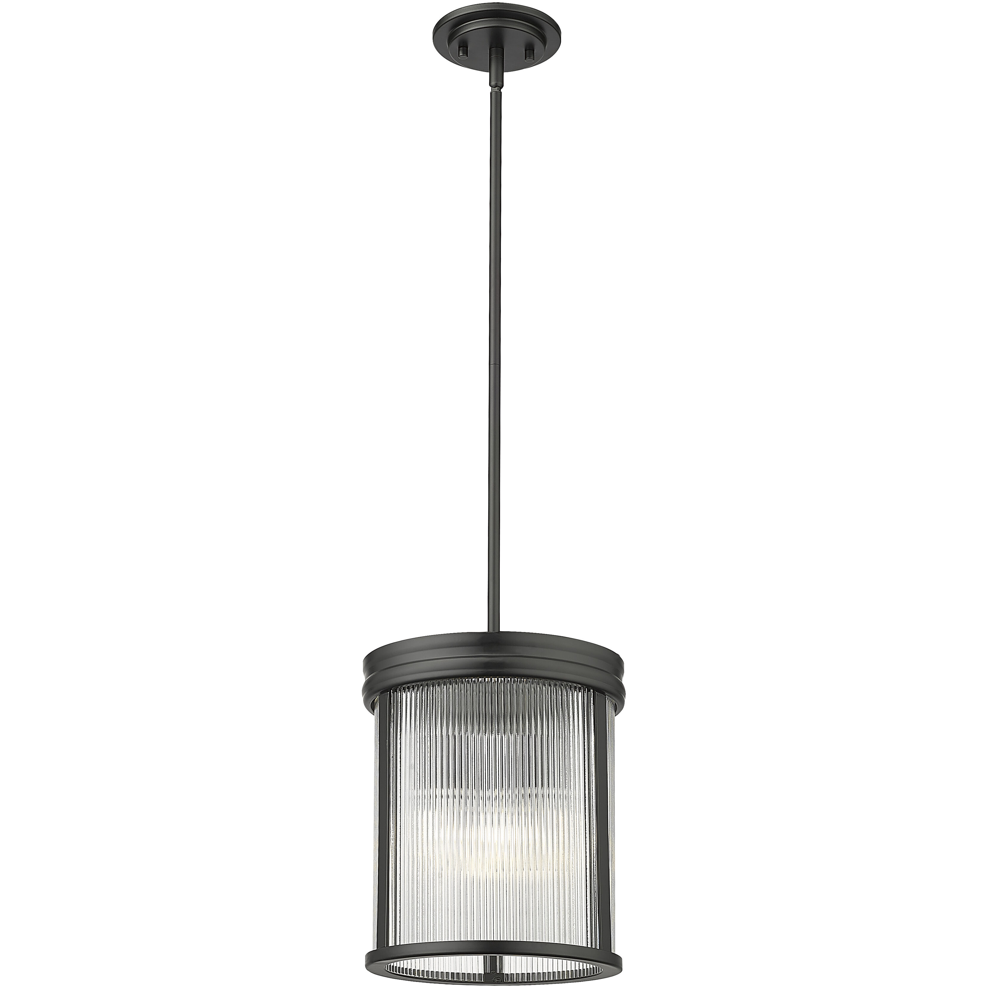 Carnaby 3 Light 10 inch Matte Black Pendant Ceiling Light