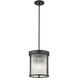 Carnaby 3 Light 10 inch Matte Black Pendant Ceiling Light